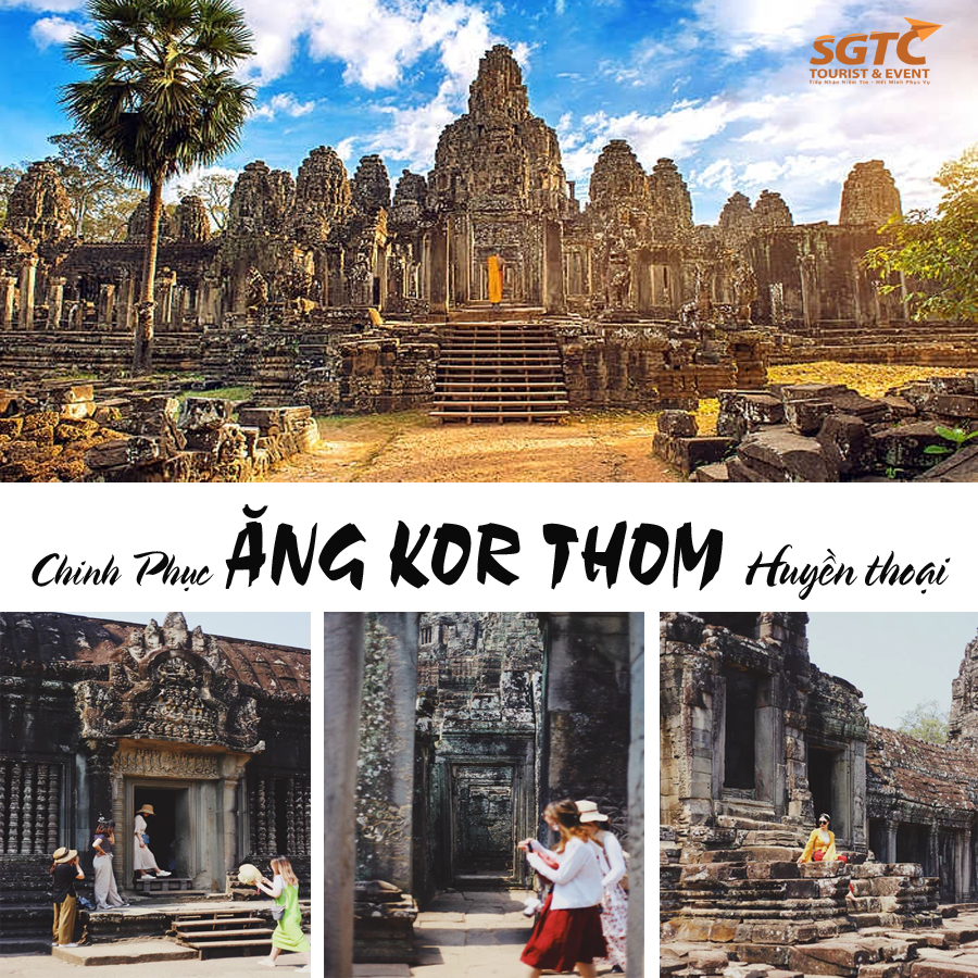 Tour Campuchia Máy Bay - Khám Phá Kinh Đô Angkor